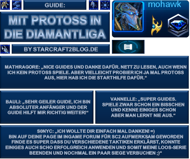 SC2 Guide: Mit Protoss in die Diamantliga